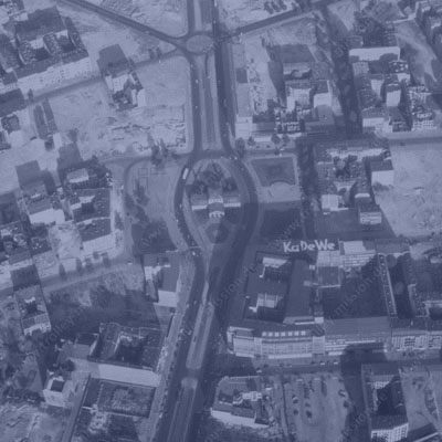 Luftaufnahmen von Berlin 1954
